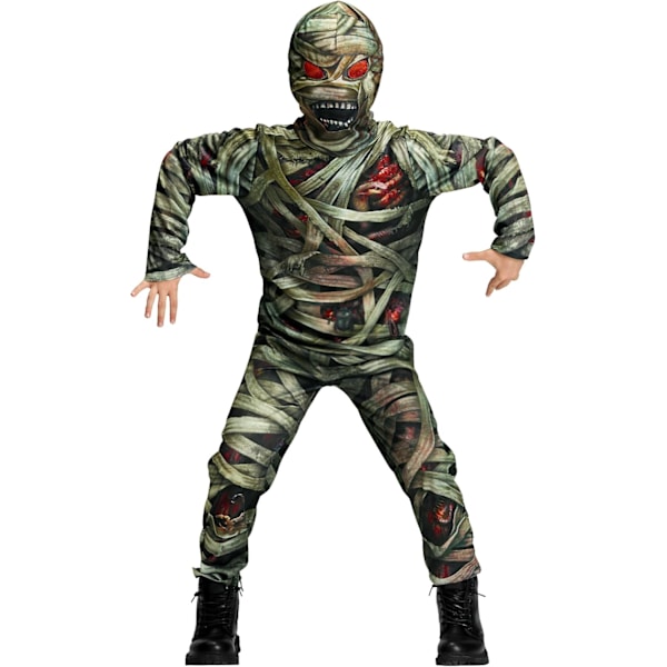 Barnas Mommie Zombie Kostyme Gutter Jenter Halloween Skummel Farao Egyptisk Body for Fint Klesopp Party 3-10 År 4-6 Years