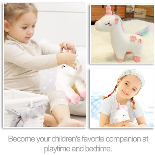 Plush Unicorn Fyldt Dyr Regnbue 30cm Unicorn Legetøj Pige Unicorn Blødt Legetøj Til Børn 30cm