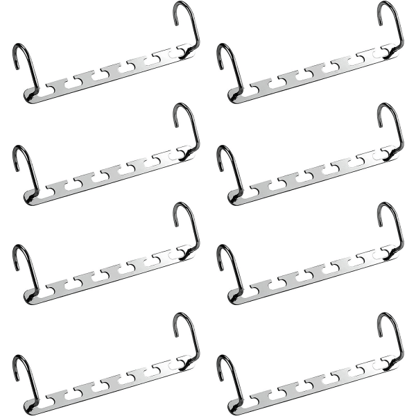 8-pack multihängare, garderobshängare