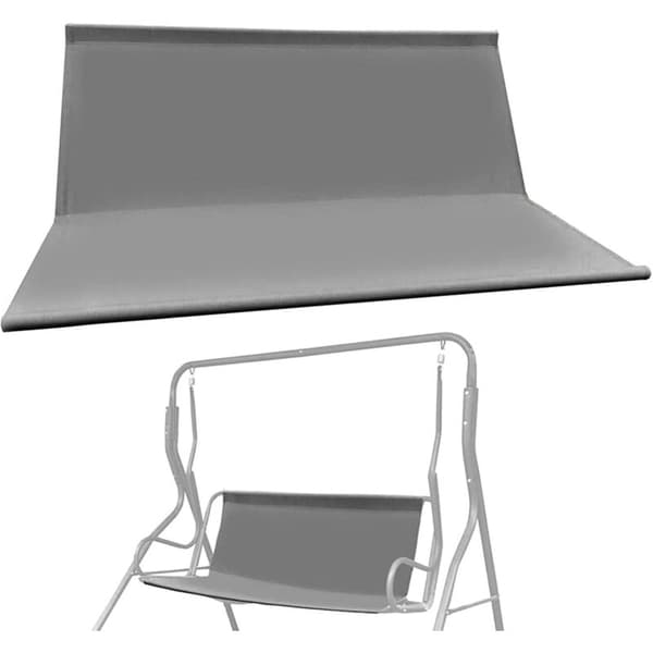 Ersättningsöverdrag för trädgårdsgunga, 115x48x48cm, Grå