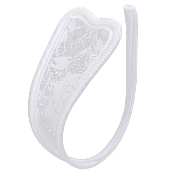 Kvinnors supersexiga blommönster C-string osynliga trosa underkläder vita