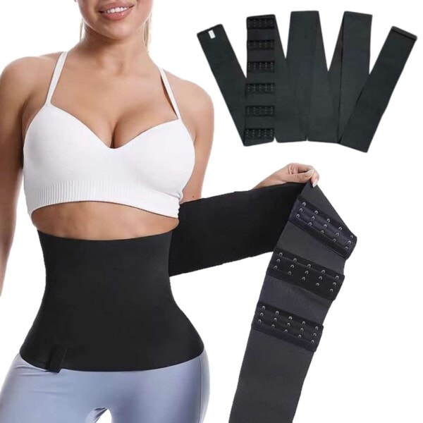 Gratis Størrelse Korset Talje Former 3m Sort sort black