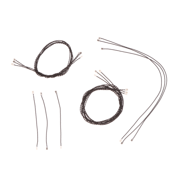IC LED-ljustillbehör för DIY-fläktar 3 st 0,8 mm 2-stiftskontakt Anslutning D