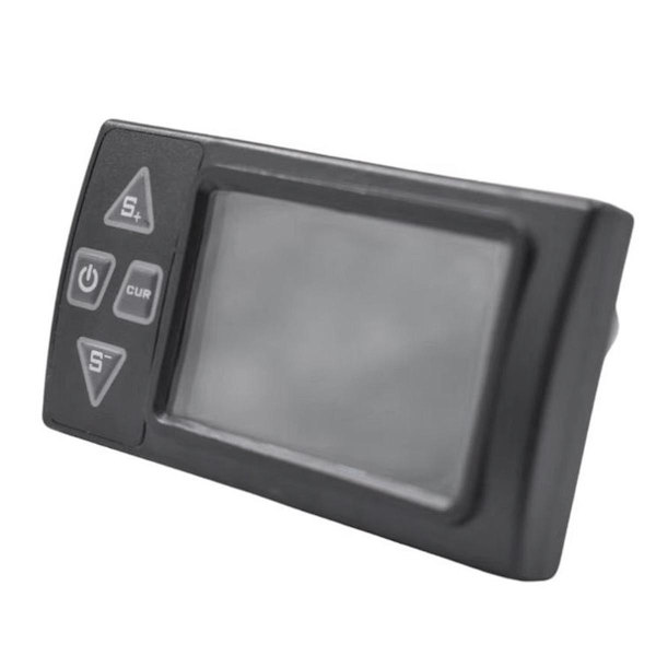 EBike Sähköpyörä S861 LCD-näyttö 6PIN 24V 36V 48V Ebike Manuaalinen ohjaus Nopeusmittari Vedenpitävä liitin