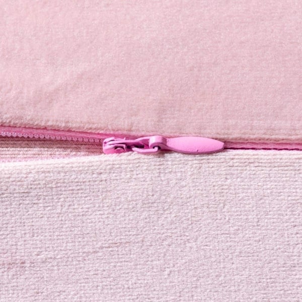IC 12x20 tyynynpäällinen pinkki: 2 kpl pehmeitä samettisia suorakulmaisia koristetyynynpäällisiä maalaistalon sisustukseen, IFENG