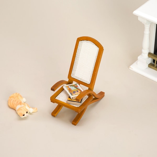 IC Dockhus Mini Chaise Stol Schäslong Modell Dockhusmöbler