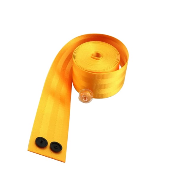 Universal 3,6 m sikkerhedssele til bil 4,8 cm bred farverig imitation nylon bil modificeret sikkerhedssele sele stropper