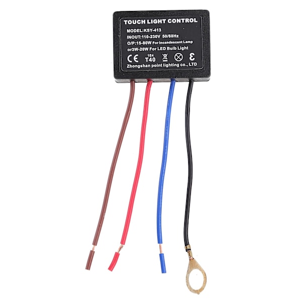 För touch-lampa på/av-kontrollmodul för touch-dimmerbrytare reparationskit enkelt att