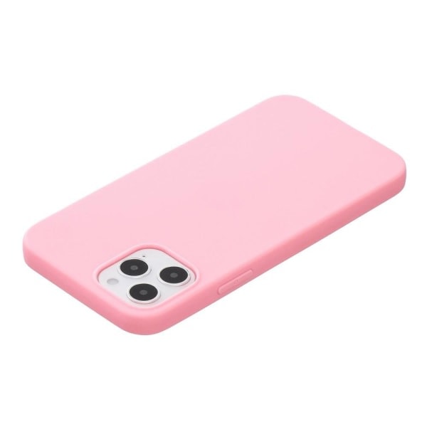 IC iPhone 12 / 12 Pro - Solid Matt TPU Deksel - Lys Rosa