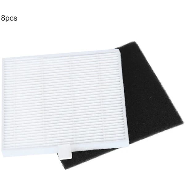 Replacement Kit for Vacuum Cleaner Filter with Activated Carbon for Chuwi ILIFE V8S Robot Mo E2Q7