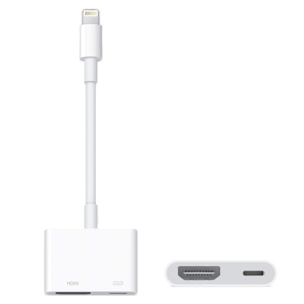 Lightning–digitaalinen AV-sovitin (Lightning–HDMI) valkoinen