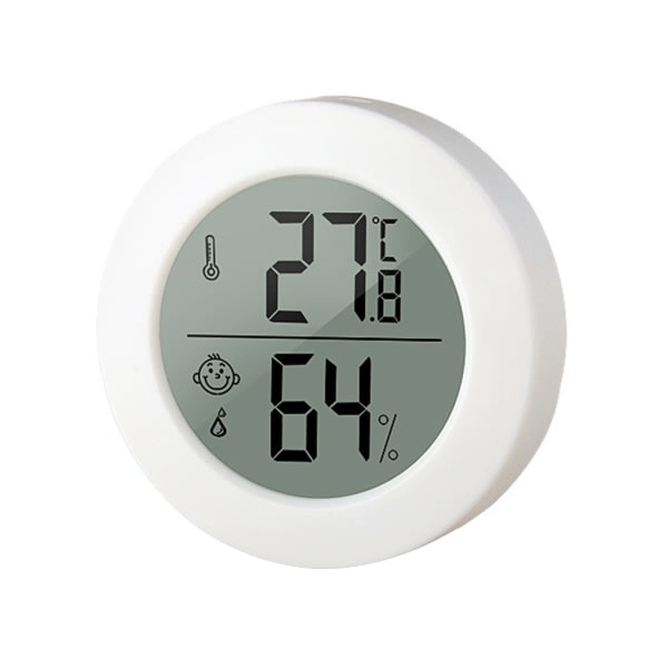 Mini Hygrometer Termometer Digital temperaturmätare Exakt LCD-skärmar Lim för hemkontor och växthus