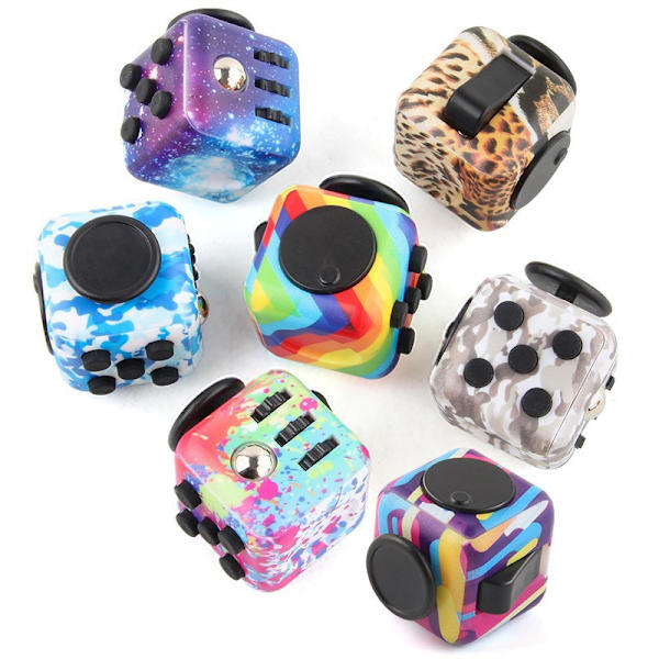 Fidget Legetøj Cube Dekompressionskuber til Voksne Børn Lindring A2