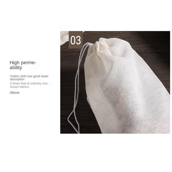 50 st Kryddpåsar Musslinpåsar Kryddförvaring Vit 50 st-50 st White 50 Pcs-50 Pcs