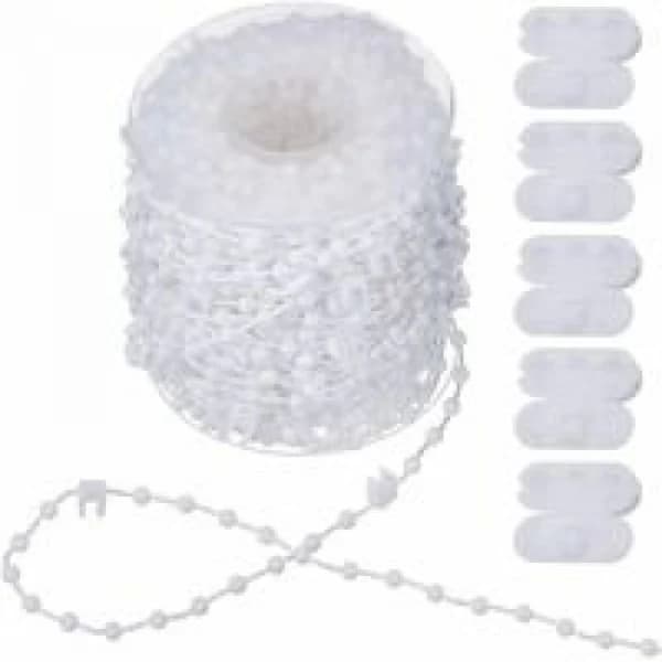Chain Links 20 Meters Vertical Blind Bottom with 5 Plastic Chain Connectors Chain Locks Vertical Slat Blind Accessories