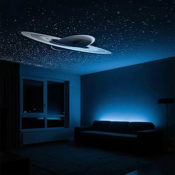 Starry Sky Projector Night Light with Adjustable Brightness 360 Degree Rotation Easy Touch Control Lamp USB Rechargeable Bedroom Lighting size size