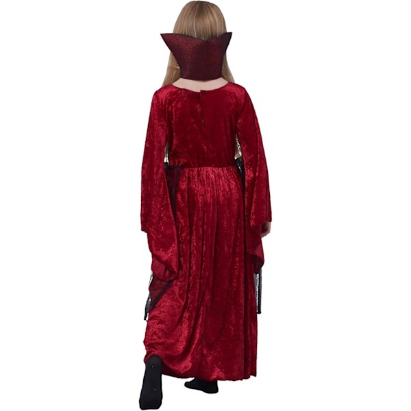 Pige Vampyr Dronning Kostume - Ingen returret krage S