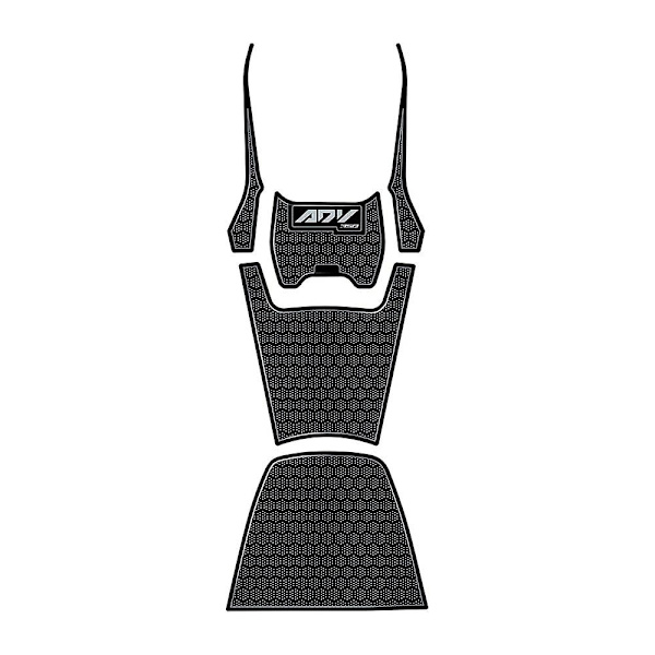 För Honda Adv 350 Adv350 2022 2023 Motorcykel 3d Epoxi Klistermärke Skyddssats Tank Pad Anti Scratch Dekal Halkfri