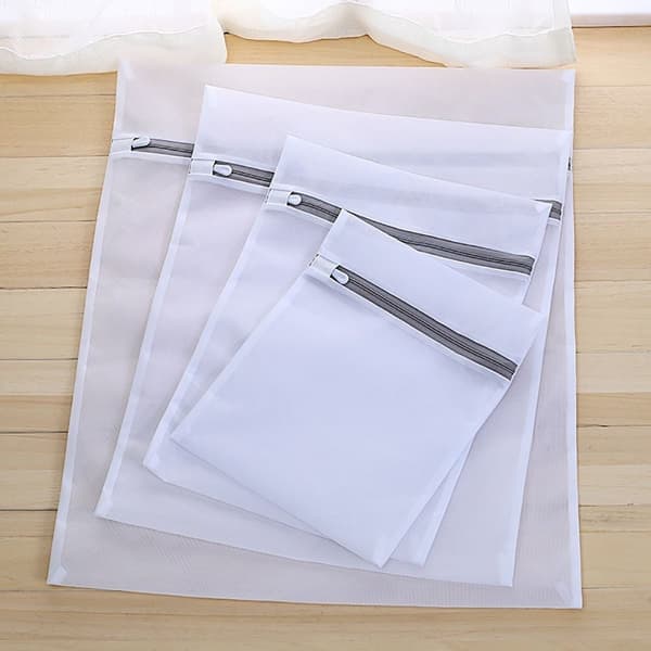 1 stk. vaskepose i netting vaskekurv 7 stk./SETT 7 stk./SETT 7 stk./sett 7Pcs/set