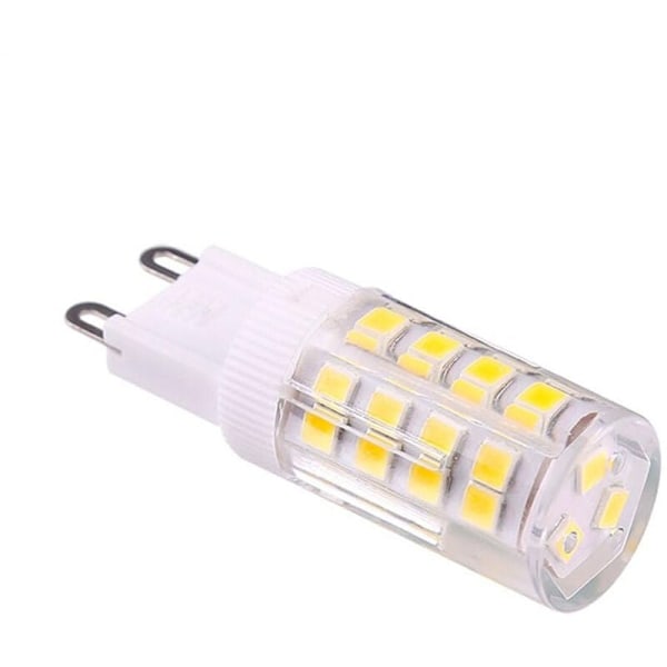 G9 LED-lampor, Varmvitt 3000K 5W Ljus Motsvarande 40W Halogenlampor 420 Lumen Ej Dimbar, 10-pack