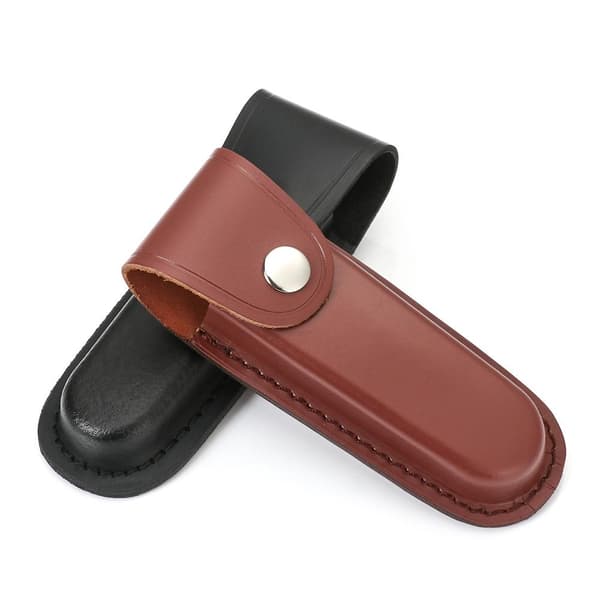 Läderfodralhållare Ficklampsbälteshölster Glidskyddsfodral Leather 2