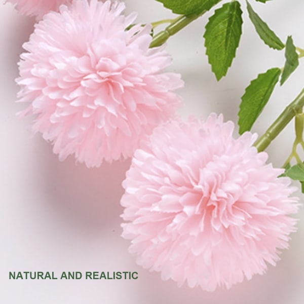 IC 12 buntar konstgjorda blommor Solros utomhus UV-beständig ljusrosa