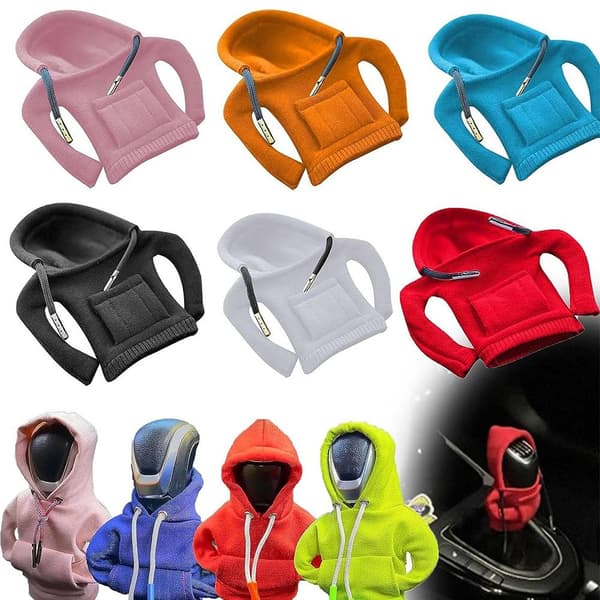 Gear Shift Hood Hættetrøje Sweatshirt RØD rød red