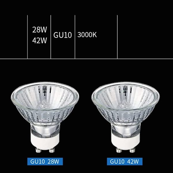 Gu10 35 Watt Halogen Reflector Bulb Warm White Dimmable, Gu10 Halogen 35w Halogen Bulbs, Gu10 Dimmable Warm White 230V-35W 5 pcs 230V-35W 230V-35W
