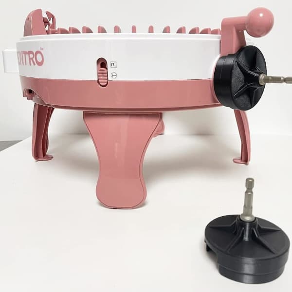 Adapter för stickmaskin stickmaskin svart
