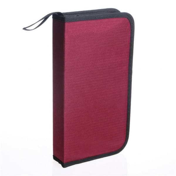 CD-etui CD DVD oppbevaringsetui RØD rød red