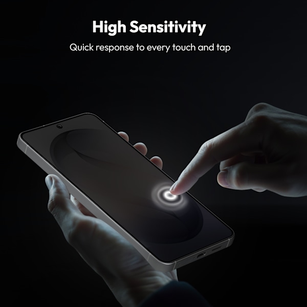 1-Pack Samsung S26 Plus Privacy Screen Protector & 1-Pack Lens Protector - Tempered Glass 9H - Super Quality 3D