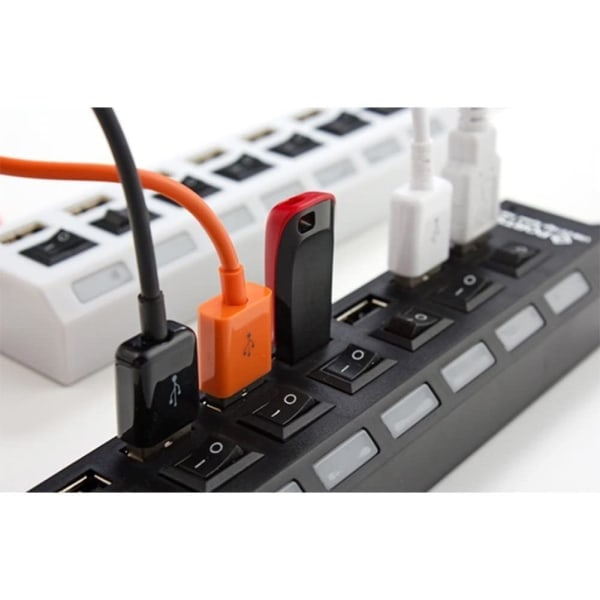 IC USB Hub Virralla USB Hub Pikalatauksella, Yksittäinen Valkoinen