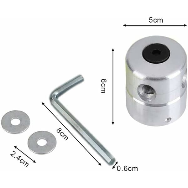 2 stk. Universal Aluminium Trimmerhoved Dobbelt Nylon Line Hoved Line Spole Trimmer Tilbehør
