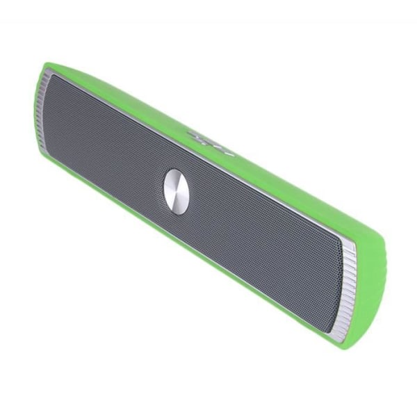 Ny Bluetooth Handsfree Portable 3D High Sound Trådlös Stereohögtalare grön