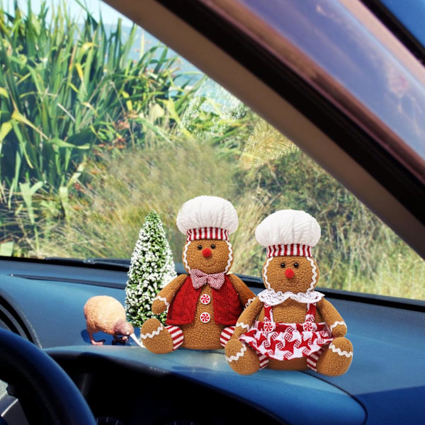 Pepparkaksgubbe Plyschdocka - Mysig Julduk Leksak Boy