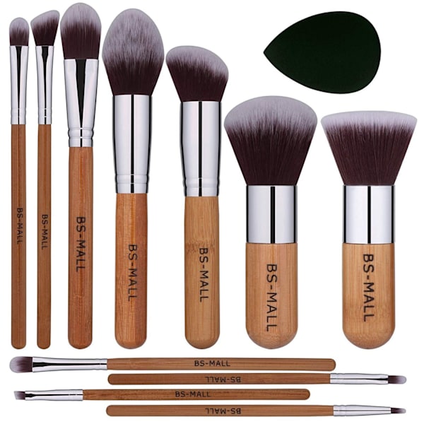 BS09 - BS-MALL 11 stk. eksklusive Make-up / makeup-børster af bedste kvalitet 150