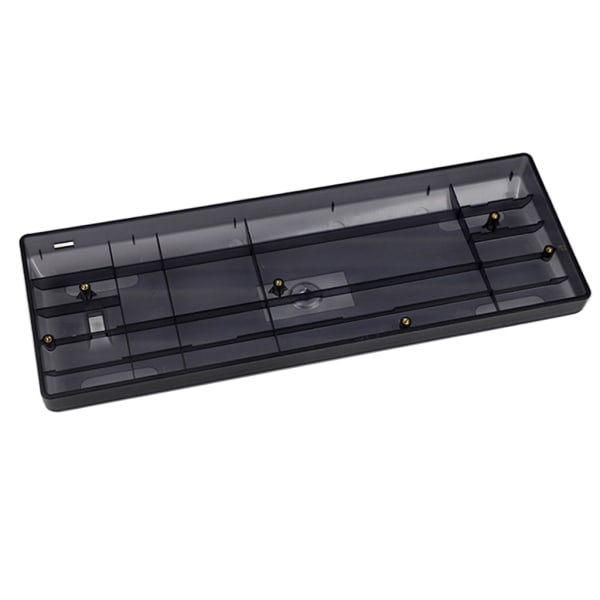 QMK-tangentbord GH60 plast för case för 60 % mekaniskt speltangentbord kompatibelt Poker2 Pok3r Faceu 60 plast för skal Transparent black