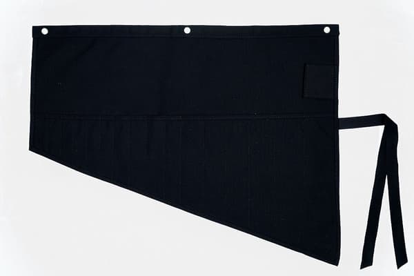 Multifunktionel værktøjsrullepose lavet af vokset lærred med 16 lommer (C)