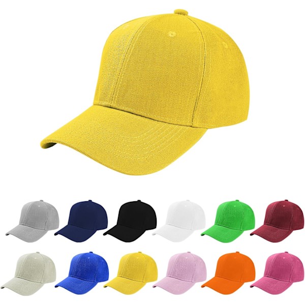 Baseballcaps for menn - Klassisk enkel baseballcaps Polo-stilhatt Justerbar Sports Casual Caps Pustende sommer solbeskyttelseshatt for utendørs A 1PCS