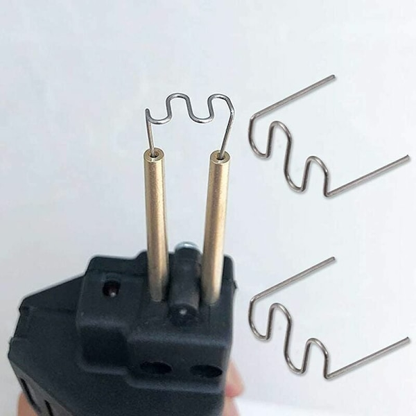 500 kpl hitsauspuikkoja kuumaniittauskorjauskoneeseen muovihitsaus kuumaniittauslaite autolle auton puskurin korjaus valmiiksi leikatut aaltoupot 0,6 mm, DEBUNS