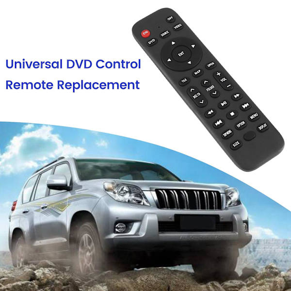 Auton takakaton viihdejärjestelmän katto-DVD-ohjaimen korvaava kaukosäädin Prado LC150 Cruiser LC200 VX:lle