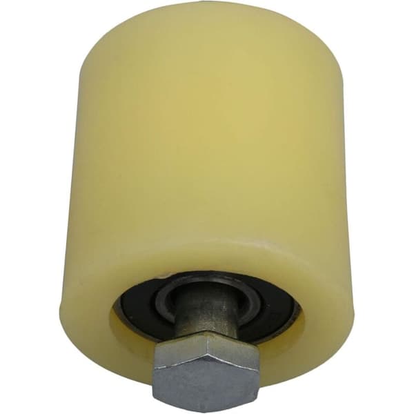 M12 48 x 50 mm PP-teräsrullalaakeriohjainpyörä 6201-laakeri-insertilla sähköoveen, 2 kpl