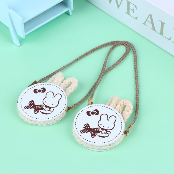 IC 1/12 Dukkehus Rundvævet Skuldertaske Dukke Halm Crossbody Taske Ba