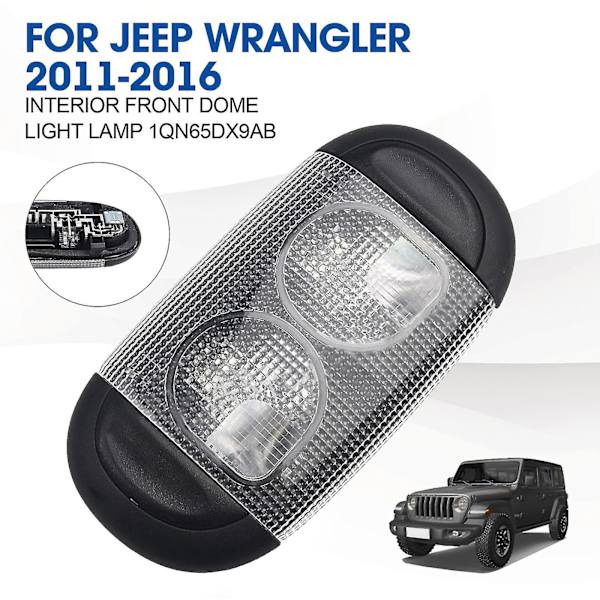Sopii 2011-2016 JEEP WRANGLER -sisätilan etuvalaisimeen 1QN65DX9AB