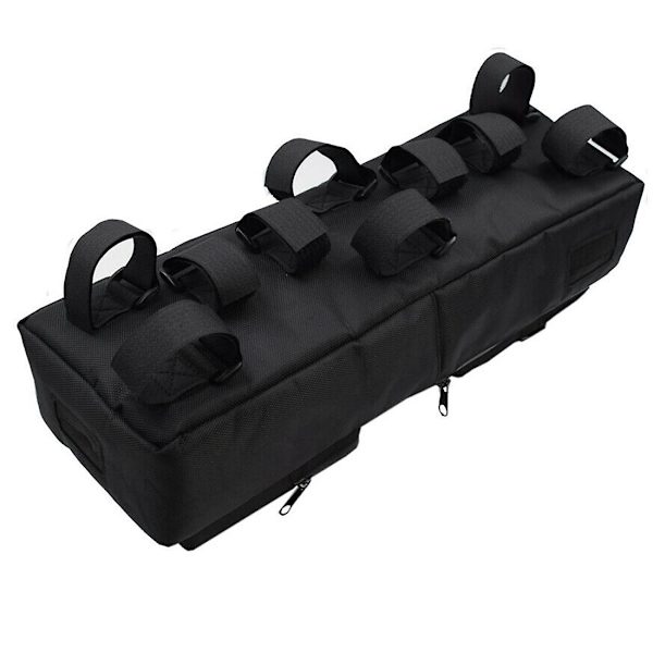Sykkelbatteriveske 17,7 tommer/45 cm Elektrisk scooterveske Etui Sykkel foran Vanntett oppbevaring for Eb