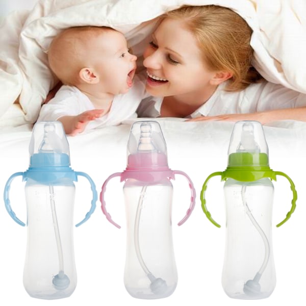 240 ml standardhals anti-kolik baby matningsnippflaska för baby och nyfödd