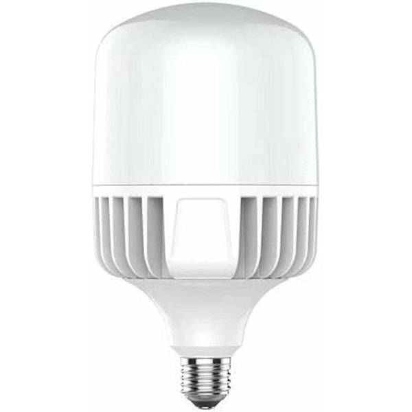 E-40-60W LED-lamppu - Viileä valo 6500K - 6000 lm - Turbiinirakenne ja jäähdytyslevy - Teollisuus- ja ulkovalaistus, E40-kanta, valkoinen - 1 kpl