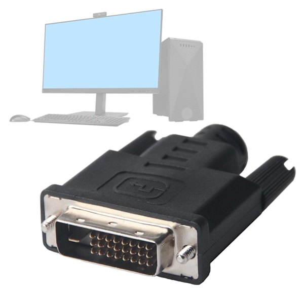 DVI EDID Dummy Plug Display Emulator Virtuell Monitor Huvudlös Spöke Adapter