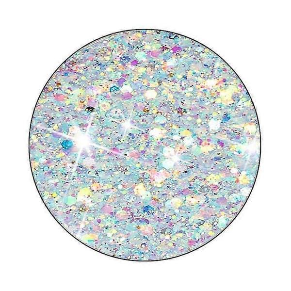 Kompatibel med iPhone 6 / 7 / 8 / SE (2020) (2022) Epoxy TPU Telefonfodral Stötsäkert Glitter Pulver Dekor Telefonskal White