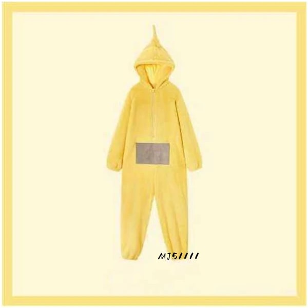 Teletubbies Pyjamas Vuxna Barn Pojkar Flickor Söta Flickor Cartoon MJ51 Hemkläder Vinter Tjock Varm Yellow Labrador 120-130cm